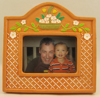 Mexican Ceramic Hand Painted Picture Frames